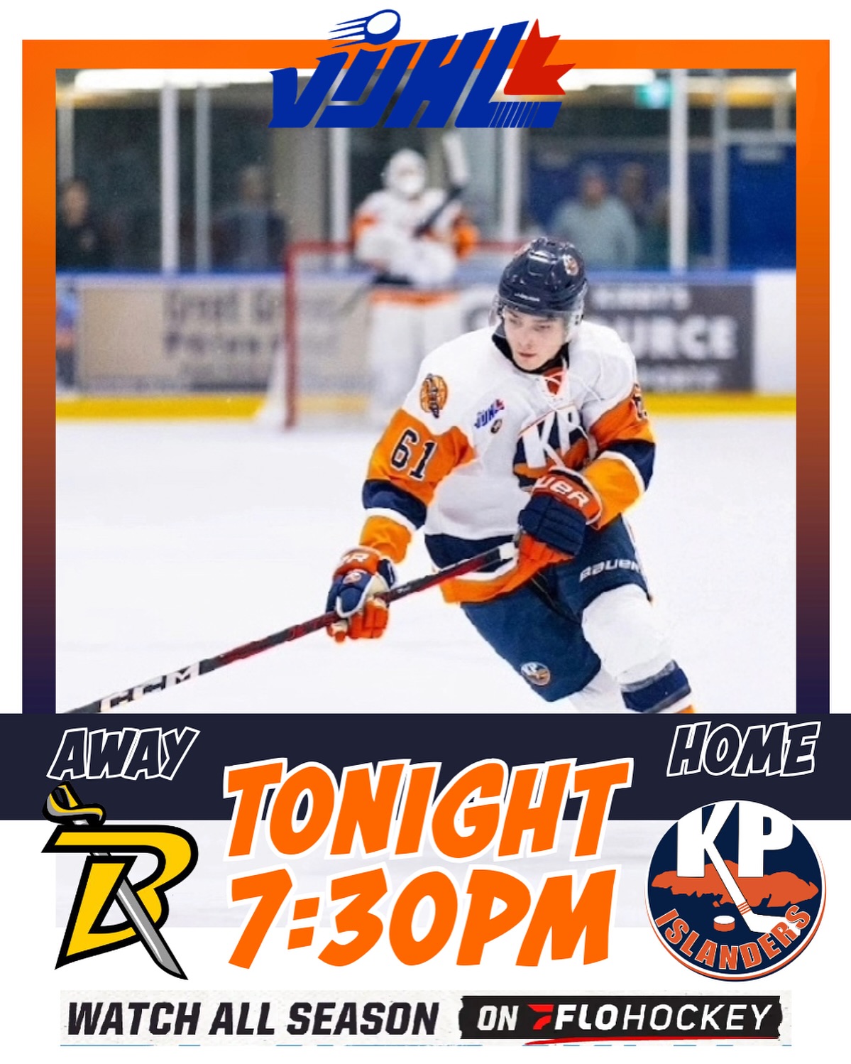 It’s game day in Mill Bay !!!!
Go Islanders Go!!!